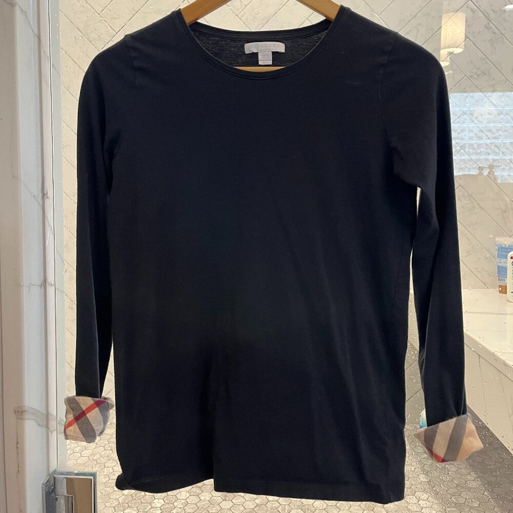 Kids Burberry long sleeve top